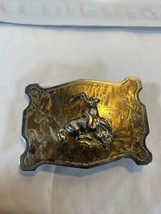 Bucking Horse Belt Buckle Western Cowboy Ranch Rodeo Bronco Nickel Silver - £9.49 GBP