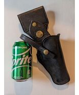 Bucheimer BTA 14M Right Hand Holster Black Leather Gun Strap Belt Loop - €58,00 EUR