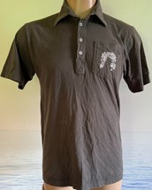 Sigur Ros Shirt Mens M Band Concert 2005 Tour USA Gray Polo Cotton - £23.60 GBP