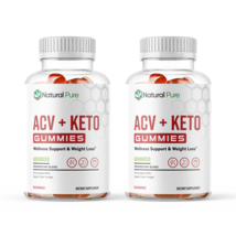 2 Pack Weight Loss Apple Cider Vinegar Keto ACV Gummies Appetite Suppres... - £57.83 GBP