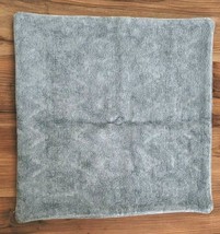 Pottery Barn Jacquard Pillow Cover Stonewashed GRAY 22x22 NWOT #P326 - £30.59 GBP