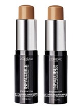 L&#39;oreal Infallible Longwear Shaping Stick in shade 410 Cocoa - Lot of 2 - £11.98 GBP