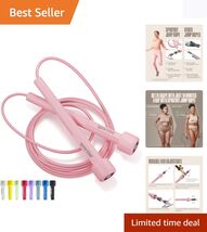 Speed Jump Rope - Adjustable, Lightweight Design for Fitness Training - $10.84