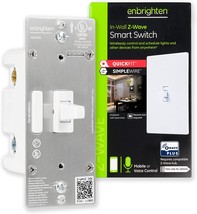 Enbrighten 46202 Z-Wave Smart Toggle Light Switch With, Wave Hub Required. - £40.05 GBP
