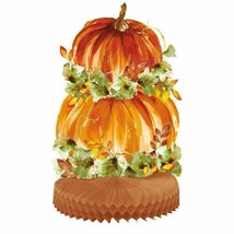 Watercolor Fall Pumpkin Centerpiece Thanksgiving - £5.22 GBP