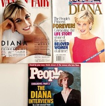 Princess Diana Of Wales Lot Of 3 Magazines Pre &amp; Post Special Ed Vintage RoyMag1 - £55.03 GBP