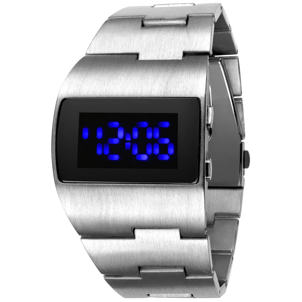 Fashion Iron Man Watches Men Led Digital Watches Lcd Electronic Watch Me... - £19.34 GBP