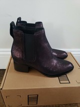 Rag &amp; Bone Walker Copper Metallic Leather Block Heel Boot $495, Sz 36.5 ... - $148.49
