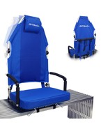 Padded Bleacher Seat  The Ultimate Reclining Stadium Chair with Full Ba... - $208.09 CAD+