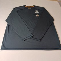 Carhartt Relaxed Fit 100393-412 Men&#39;s Gray Cotton Blend T-Shirt Size XL - $20.37 CAD