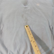 Chaps 1/4 Zip Men Sz M Blue Cotton Blend The Everyday Fleece Pullover Sweatshirt image 3