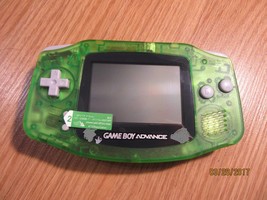 Refurbished Nintendo Gameboy Game Boy Advance GBA Clear Green 6 month warranty - £95.88 GBP