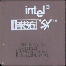 Intel i486 A80486SX-33 33MHZ SX847 CPU Processor - £14.05 GBP