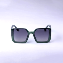A New Day Women&#39;s Angular Open Top Square / Wide Arm Sunglasses (Green) ... - $258.55 MXN