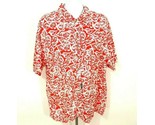 Vintage Reebok Men&#39;s Button Front Shirt Size XL Multicolor Nylon TD2 - $20.29