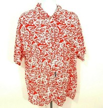 Vintage Reebok Men&#39;s Button Front Shirt Size XL Multicolor Nylon TD2 - £16.07 GBP