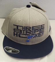 St. Louis Blues Adidas Snapback - HHL - £17.24 GBP