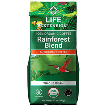 Life Extension Rainforest Blend Whole Bean Coffee, 12 Ounces - £13.82 GBP