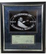 Carroll Shelby Framed Autograph Check #2391 dtd June 13 1963 - £784.96 GBP