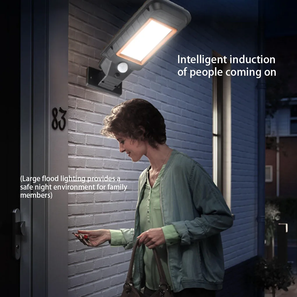 Solar Lamp Sensitive Outdoor Waterproof light Smart Control Garden Wall Lamps St - £166.62 GBP