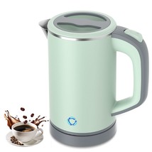 Small Electric Kettle, Travel Mini Hot Water Boiler Heater, 304 Stainless Steel  - £48.24 GBP
