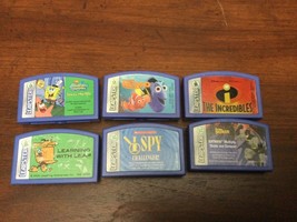 Leapster Game cartridges Lot Of 6 - $14.85
