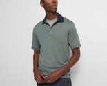 Theory Men&#39;s Kayser Polo Shirt In Anemone Modal Jersey Balsam Multi-XL - $49.97