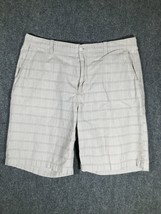 Cremieux Classics Chino Shorts Size 40 Mens Casual Wear Cotton High Rise Plaid - £10.55 GBP