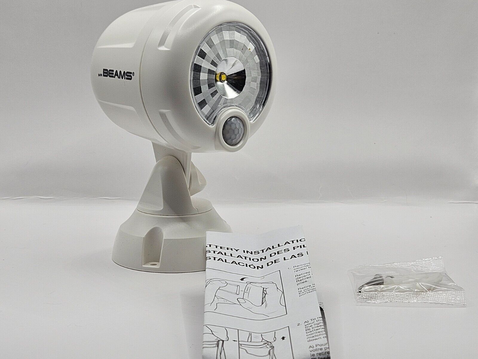 Mr. Beams 200 Lumen Wireless Battery Operated Motion Sensing LED Spotlight - $14.03