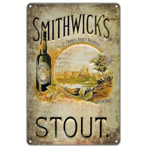 Smithwick's Stout Vintage Novelty Metal Sign 12" x 8" Wall Art - $8.98