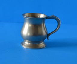 Crown &amp; Rose Miniature Pewter Tankard Mug Vintage - $18.00