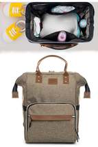 Lux Waterproof Stainproof Functional Baby Care Backpack Beige - £51.41 GBP