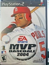 Playstation 2 Games Lot Of 1 MLB The Show 10 &amp; MVP Baseball 2004 w Instr... - $4.03