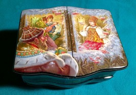 Handpainted One of a Kind Russian Lacquer Box &quot;Tales of Tzar Saltan&quot; D. Rogatov - £1,871.11 GBP