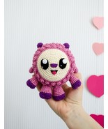 Lamb stuffed toy First eco baby toy Crochet cotton farm animal toddler p... - $47.00
