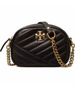 Tory Burch Kira Small Chevron Leather Camera Bag Crossbody ~NWT~ Black - $451.54 CAD