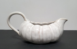 NEW Williams Sonoma Figural Pumpkin Gravy Boat 4 2/3&quot; diam., 4 1/3&quot; h Stoneware - £40.30 GBP