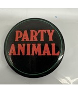 Thought Factory Party Animal 1.5”  VTG Button Pin Back - €6,53 EUR
