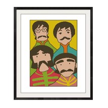 All Stitches - Beatles Cross Stitch Pattern In Pdf -078 - $2.75