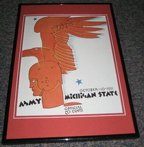 1931 Army vs Michigan State Football Framed 10x14 Poster Repro - £38.82 GBP