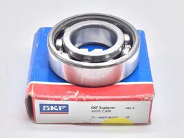 SKF 6205-ZJEM Radial Deep Groove Ball Bearing, 25mm Bore - $12.45