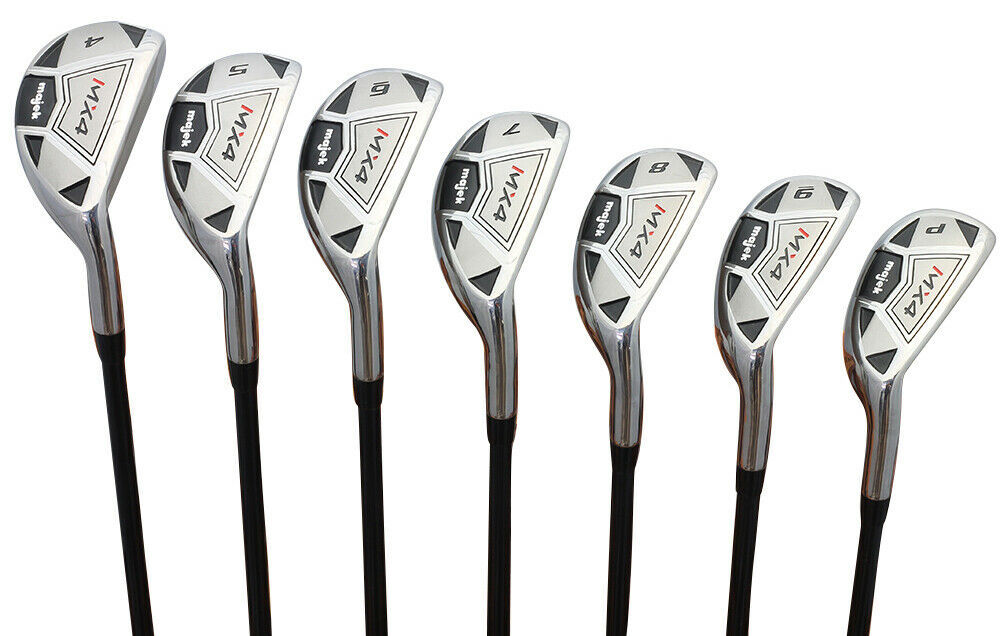 DEMO Majek K5s Hybrid Iron Set 3-PW – Right Hand, Senior Flex Graphite Shafts, Near Mint