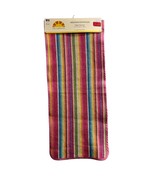 C&amp;C California Table Runner Rainbow Woven Braided Pink Trim Indoor Outdo... - $349.63 MXN