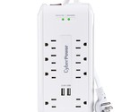 CyberPower CSP806U Professional Surge Protector, 3000J/125V, 15A, 8 Outl... - £43.37 GBP