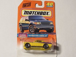 Matchbox  1998   68 Mustang Cobra Jet  #40     New  Sealed - $9.50