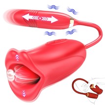 Adult Sex Toys Dildo Vibrator, Rose Sex Stimulator For Women With 10 Thr... - $60.99