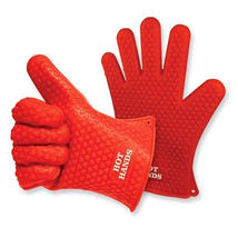 Hot Hands- Non-Slip Silicon Cooking Gloves - £7.98 GBP