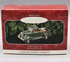 Hallmark Keepsake Ornament &quot;1937 Ford V-8&quot; All-American Trucks (1998) - NEW - $14.01