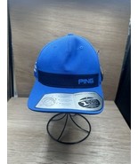 Ping Golf Hat Mens Blue &quot;110 Flex Fit&quot; Karsten Manufacturing Strapback Cap - $21.78