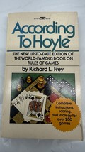 According to Hoyle : The up-To-Date Edition of the World-Famous Book on ... - $5.89